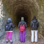 Itinerari naturalistici in Umbria per il digital detox in ogni stagione - galleria vecchia ferrovia Spoleto Norcia