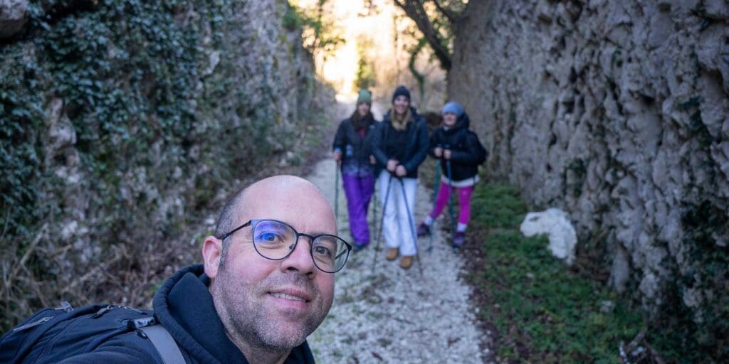 escursione naturalistica Serravalle Biselli sul tracciato vecchia ferrovia Spoleto Norcia