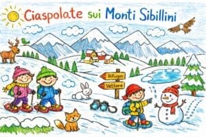 ciaspolate nei monti sibillini per adulti e bambini
