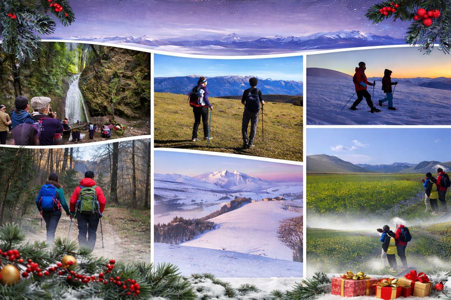 regala un coupon per escursione trekking ciaspolata sibillini natale